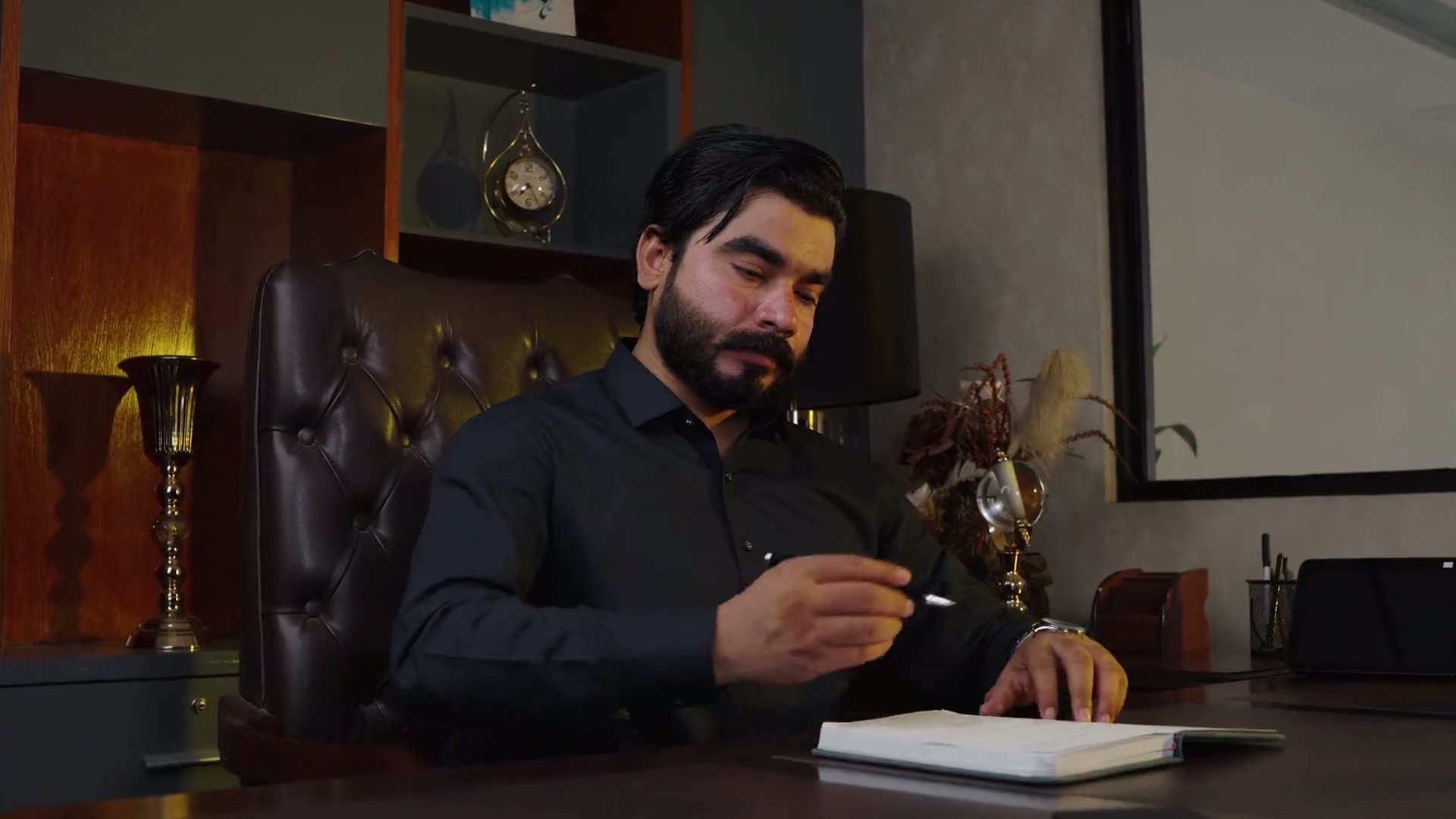 Khizar Omer office wear film still